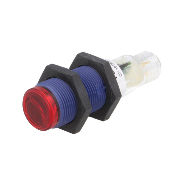 SENSOR FOTOELECTRICO CILINDRICO M18, 2MTS, 12-24VDC / PNP / CONECTOR / CY-191B-P-Z-Y